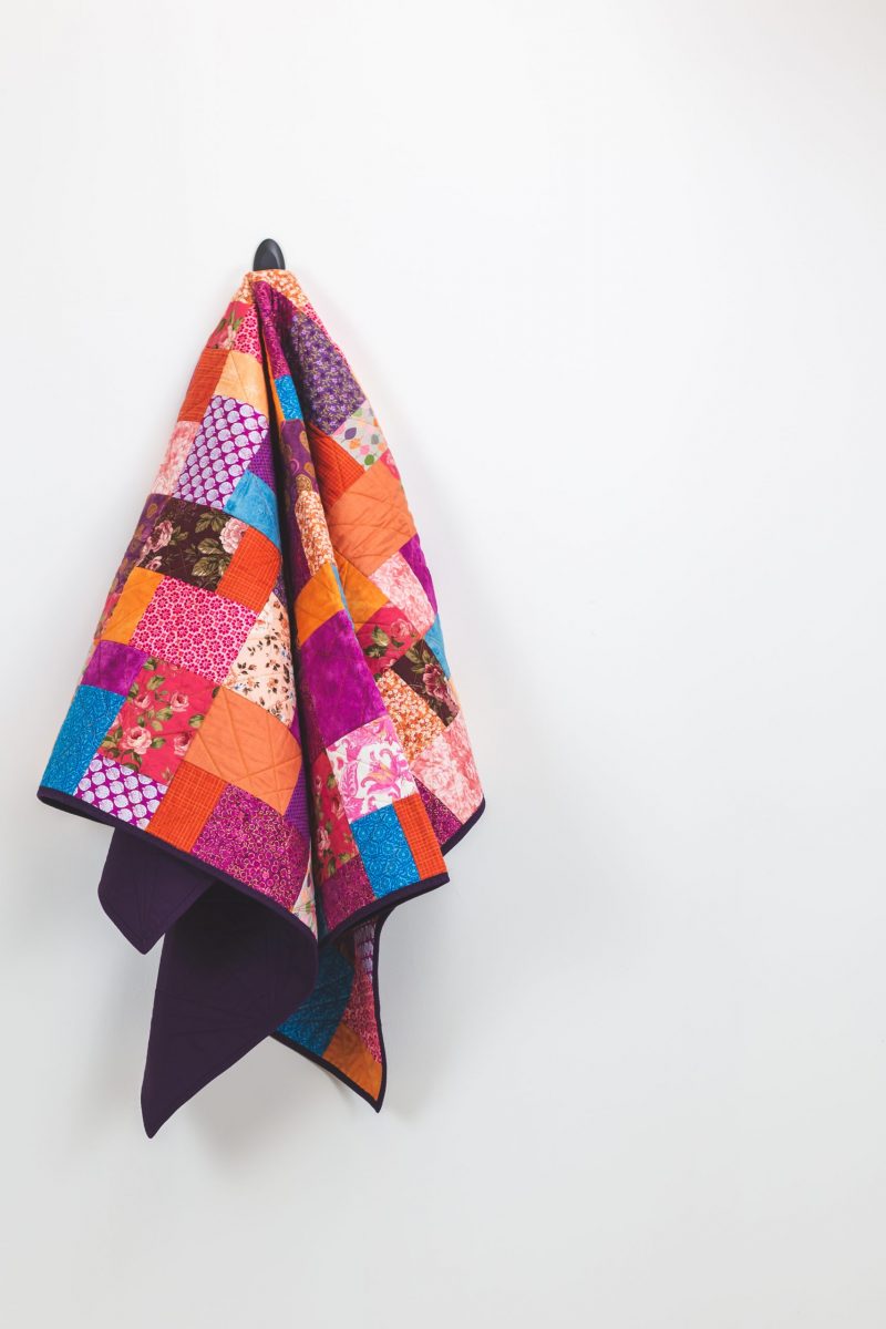 SOLD- tropical sunset quilt - Image 6