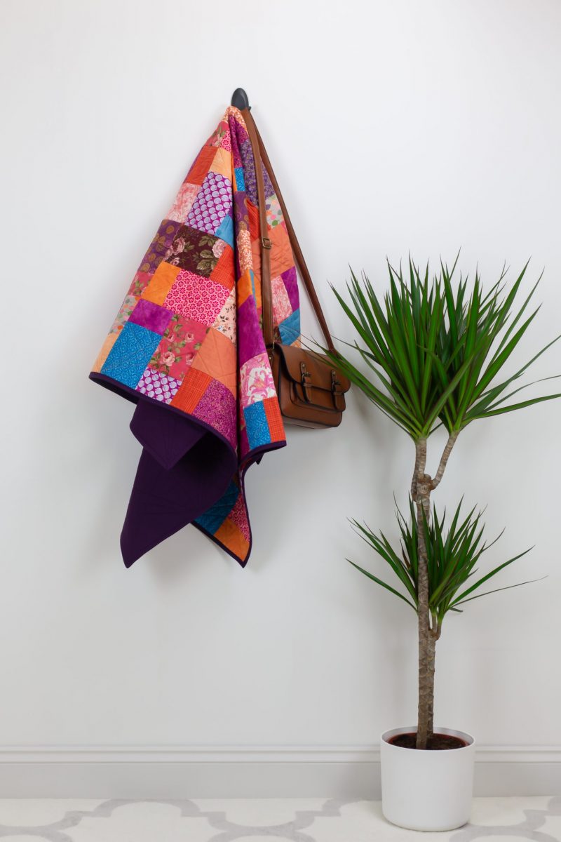 SOLD- tropical sunset quilt - Image 2