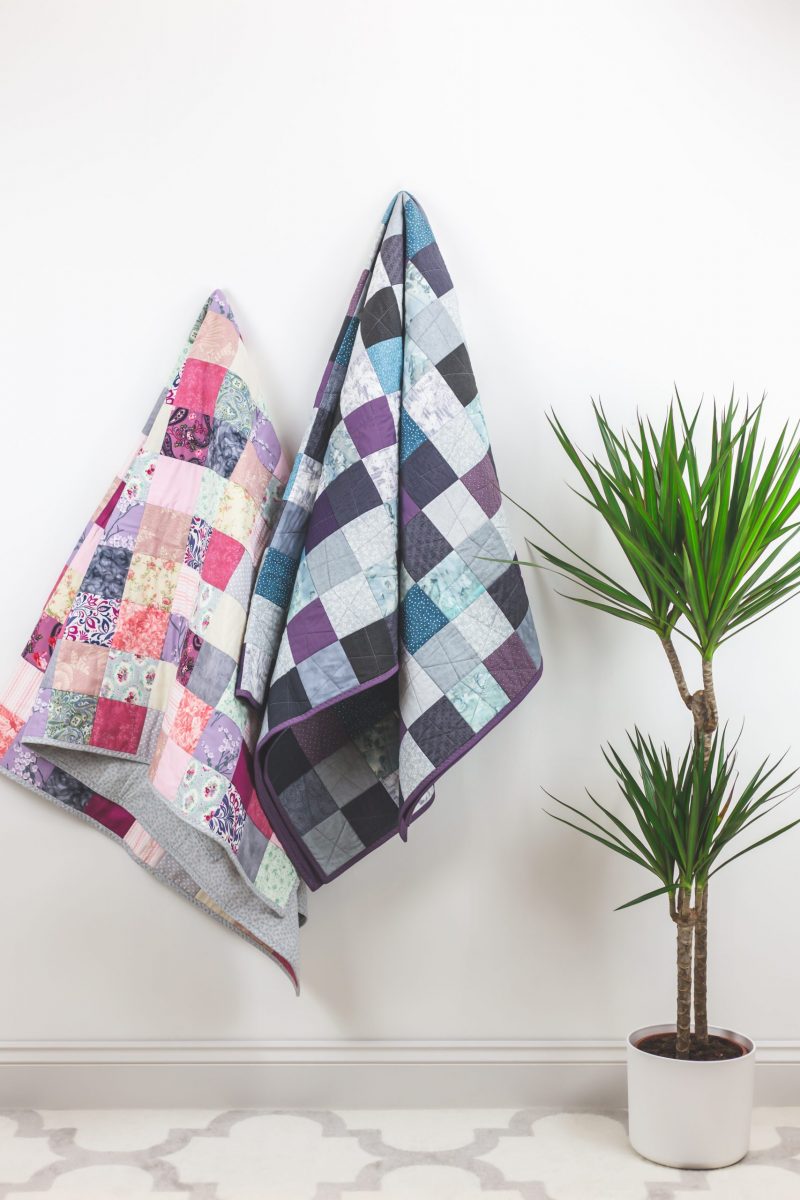 Soft pastel pink quilt - Image 3
