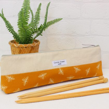 Knitting needle storage