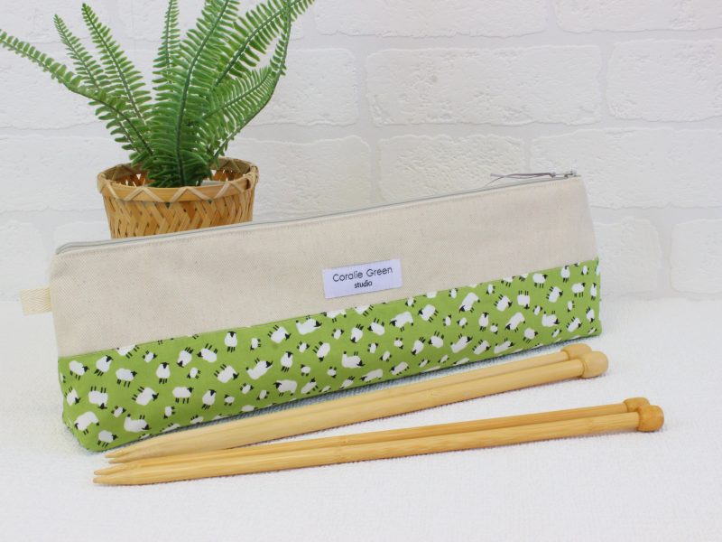 Knitting needle storage- sheep