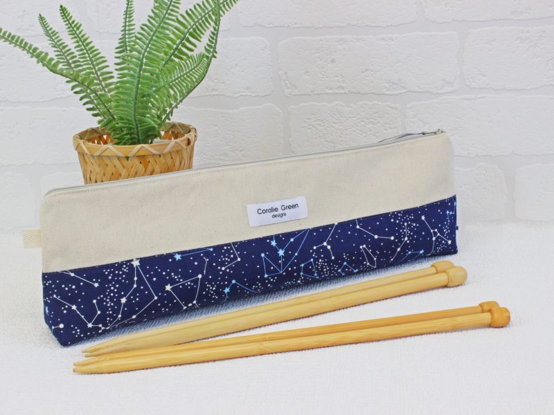 Knitting needle storage- star constellation