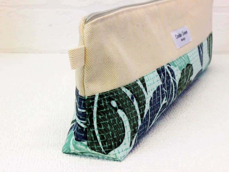 Knitting needle storage- green monstera - Image 2