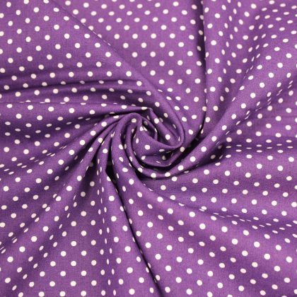 Purple spotty cotton
