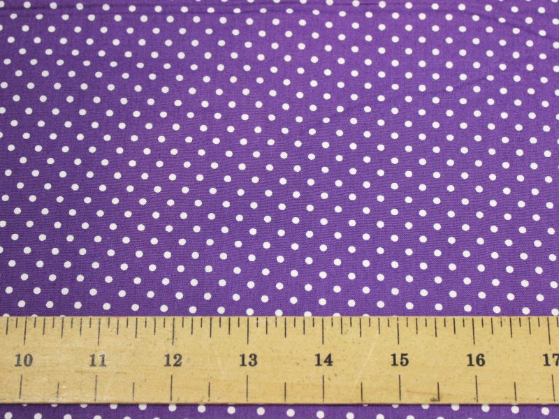 Purple spotty cotton - Image 3