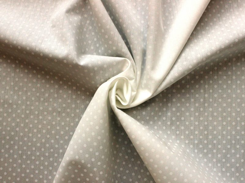 Ivory spotty cotton