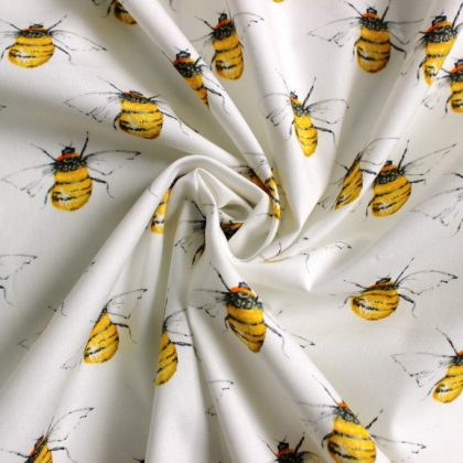 Bees on ivory